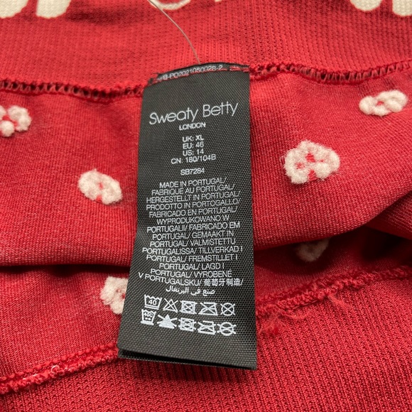 Sweaty Betty Base Layer Winter Festive Fair Isle Leggings - Picture 8 of 9